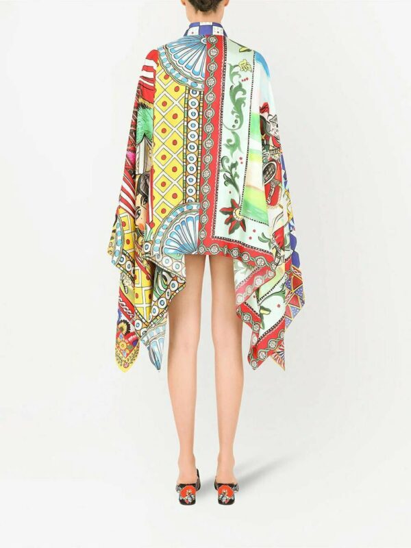 Dolce & Gabbana  mixed-print shirt - Image 4