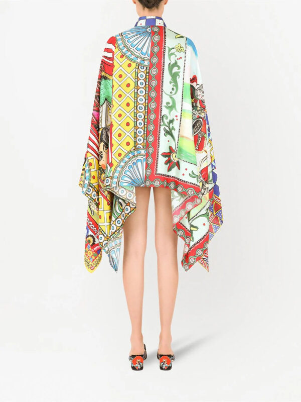 Dolce & Gabbana  mixed-print shirt - Image 4