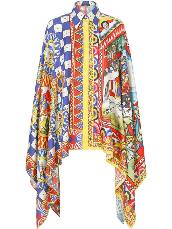 Dolce & Gabbana  mixed-print shirt
