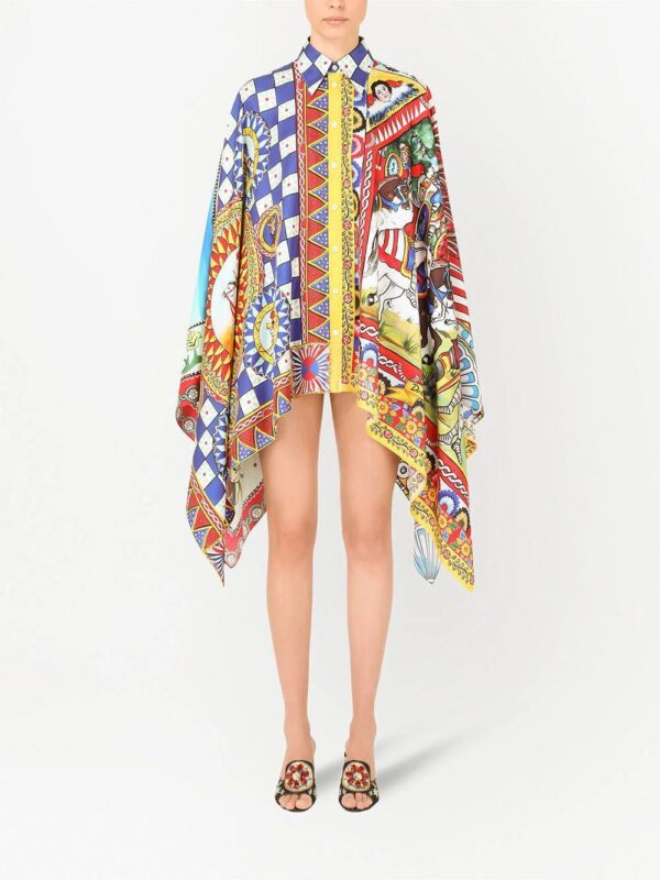 Dolce & Gabbana  mixed-print shirt - Image 3