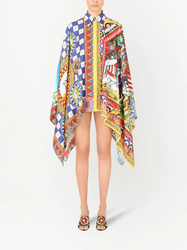Dolce & Gabbana  mixed-print shirt - Image 3