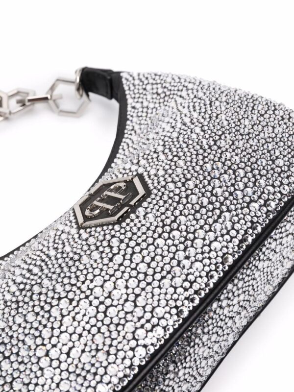 Philipp Plein crystal-embellished shoulder bag - Image 4