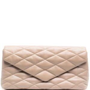 Saint Laurent  Sade Puffer Envelope clutch bag