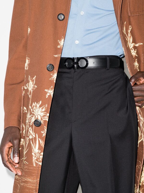 Ferragamo  tonal Gancini buckle belt - Image 2