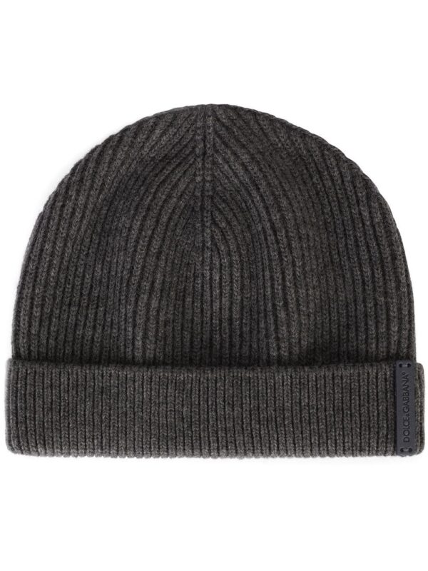 Dolce & Gabbana fisherman's-knit wool beanie