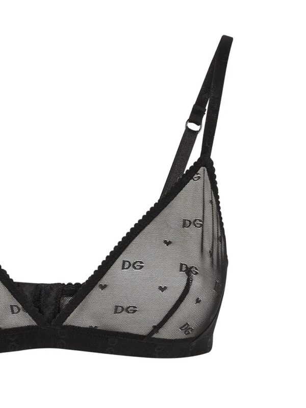 Dolce & Gabbana  jacquard tulle triangle bra - Image 3