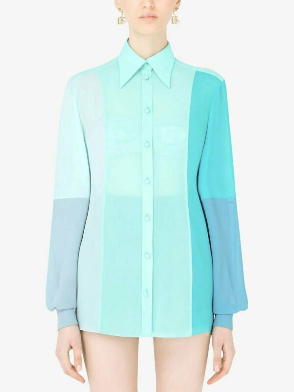 Dolce & Gabbana  colour block long-sleeve shirt - Image 3