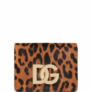Dolce & Gabbana 3.5 leopard-print crossbody bag