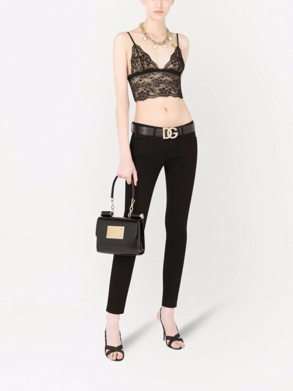 Dolce & Gabbana  spaghetti-strap lace bralette - Image 2