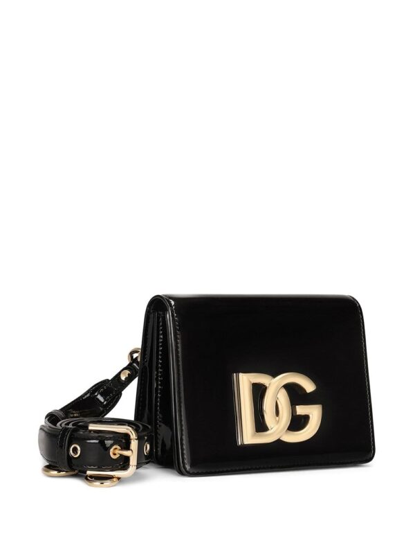 Dolce & Gabbana 3.5 patent leather crossbody bag - Image 3