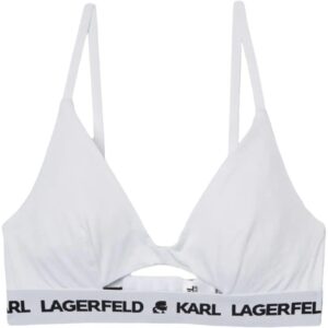 Karl Lagerfeld  logo-underband peephole bra