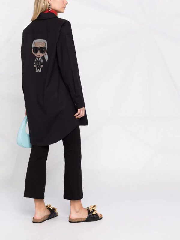 Karl Lagerfeld  embellished-Karl shirt - Image 2