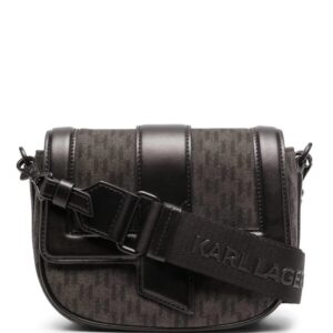 Karl Lagerfeld K/Saddle monogram shoulder bag Highlights