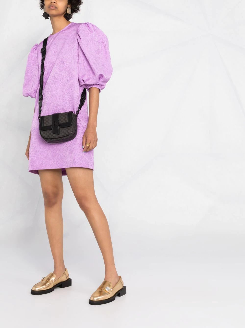 Karl Lagerfeld K/Saddle monogram shoulder bag Highlights - Image 2