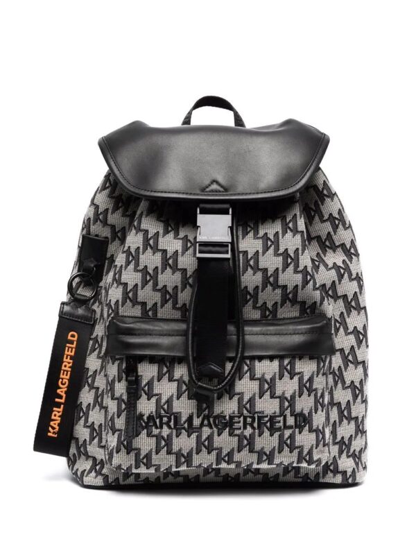 Karl Lagerfeld jacquard-monogram backpack
