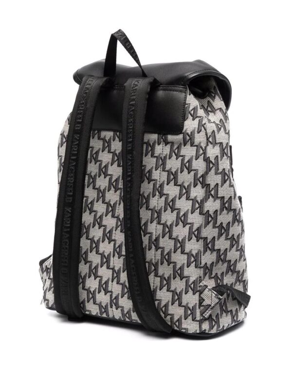 Karl Lagerfeld jacquard-monogram backpack - Image 3