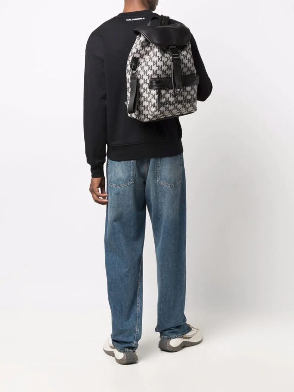 Karl Lagerfeld jacquard-monogram backpack - Image 2