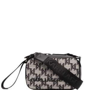 Karl Lagerfeld  K/Monogram jacquard camera bag