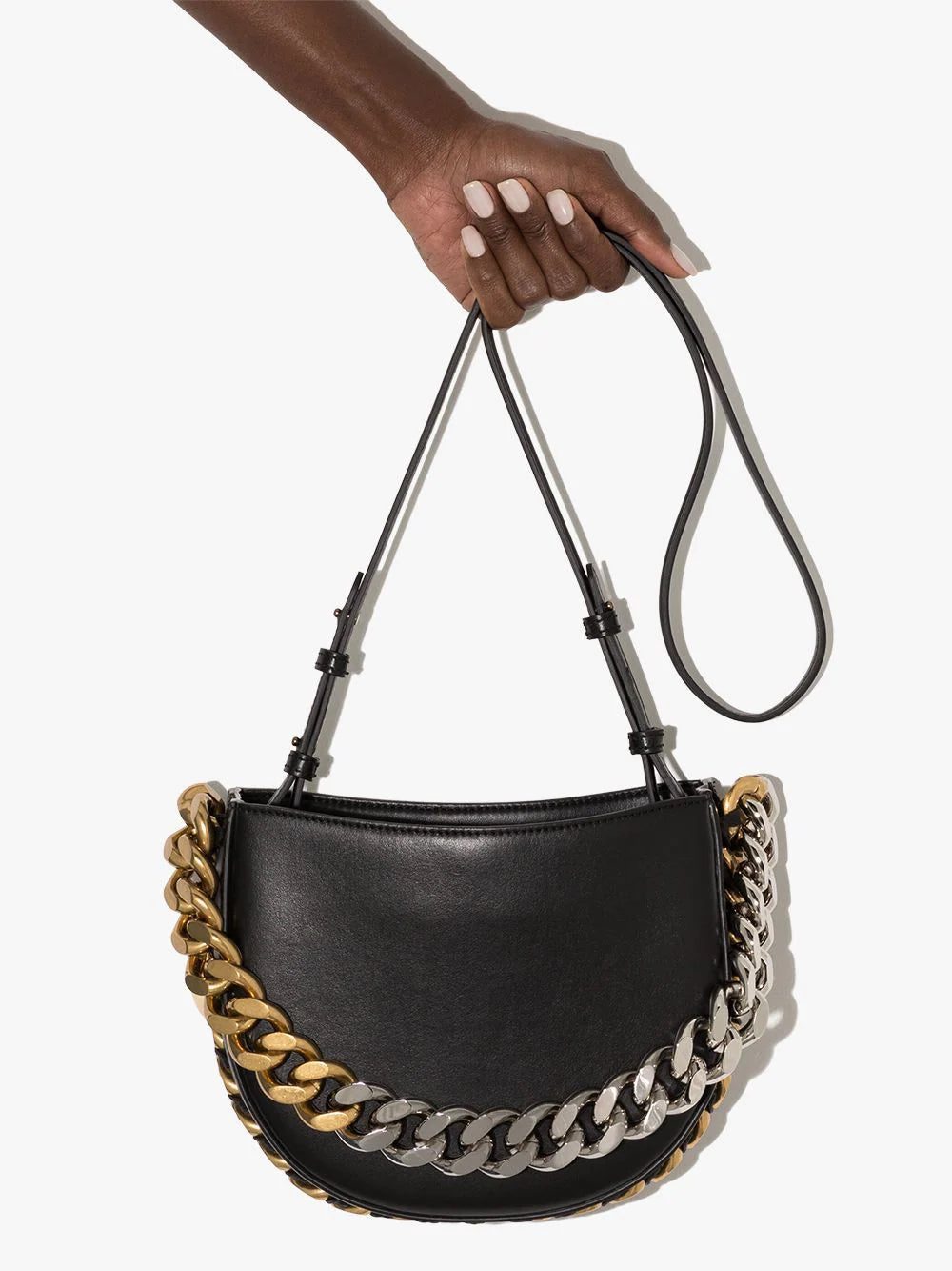 Stella McCartney Frayme faux-leather shoulder bag - Image 4