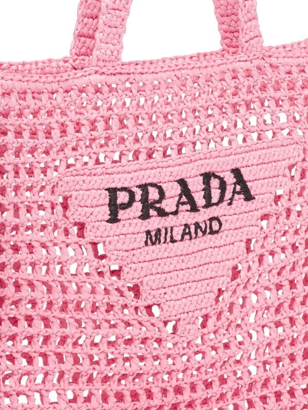 Prada woven tote bag - Image 4