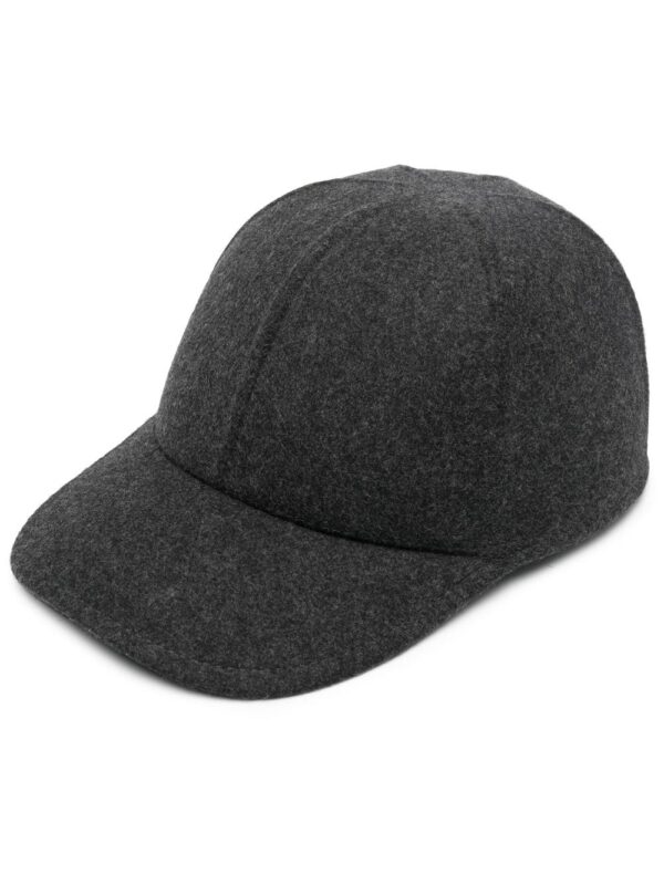 Prada triangle-logo felt baseball cap
