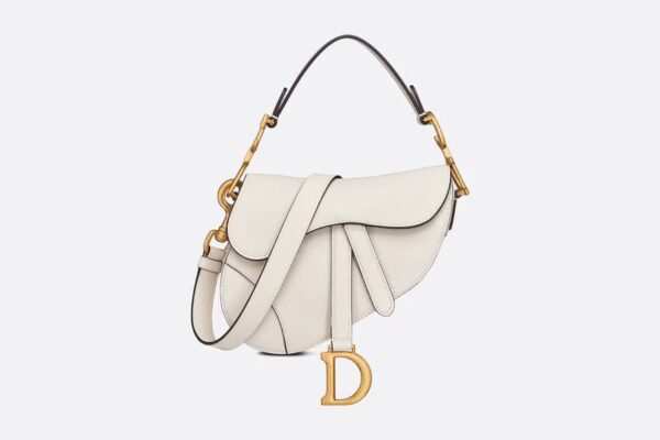 Dior Mini Saddle Bag with Strap - Image 5