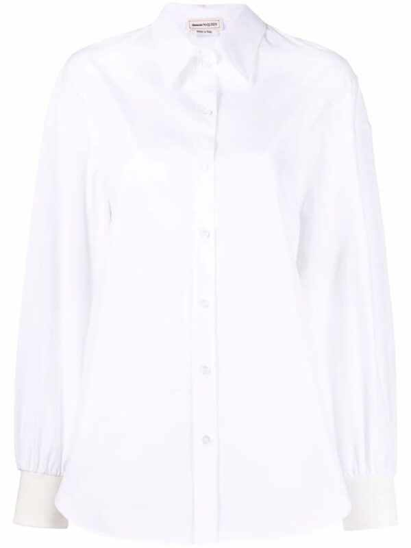 Alexander McQueen  button-up long-sleeve shirt