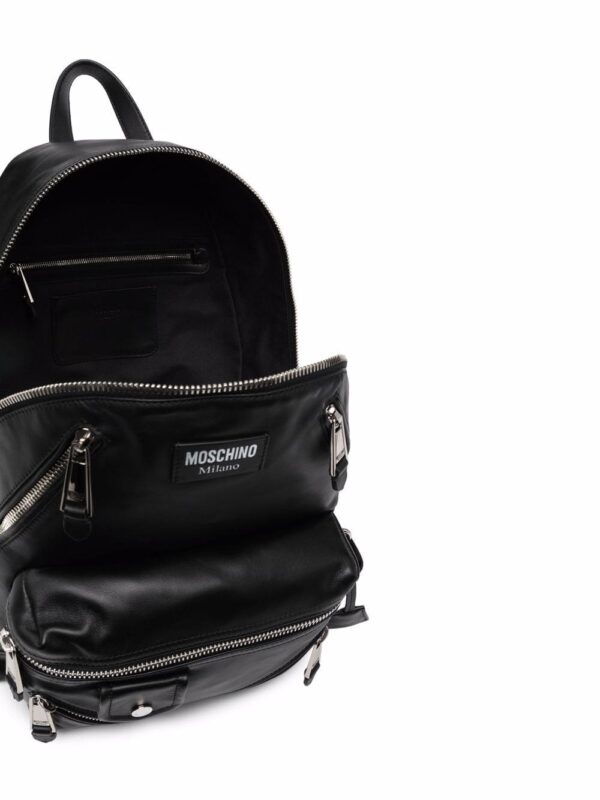 Moschino biker-style backpack - Image 5
