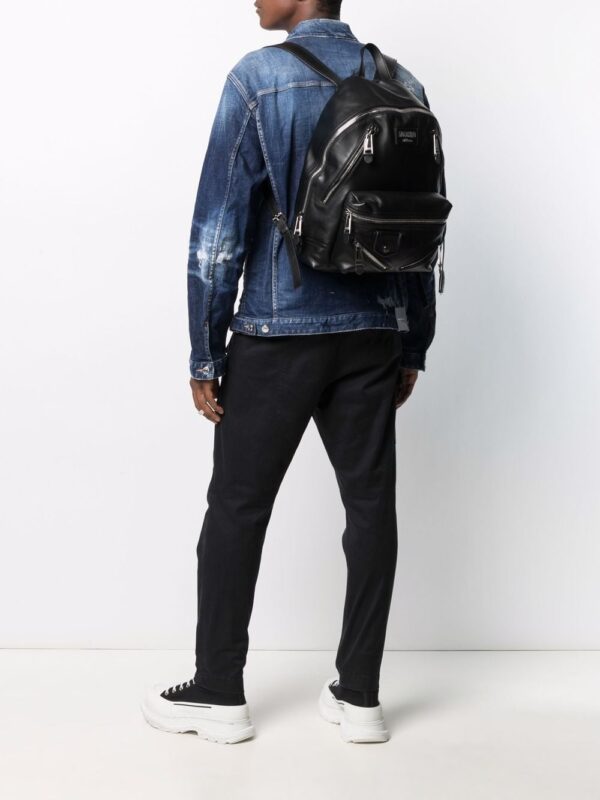 Moschino biker-style backpack - Image 2