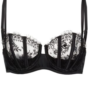 Fleur Du Mal  Frankie Lace boned balconette bra