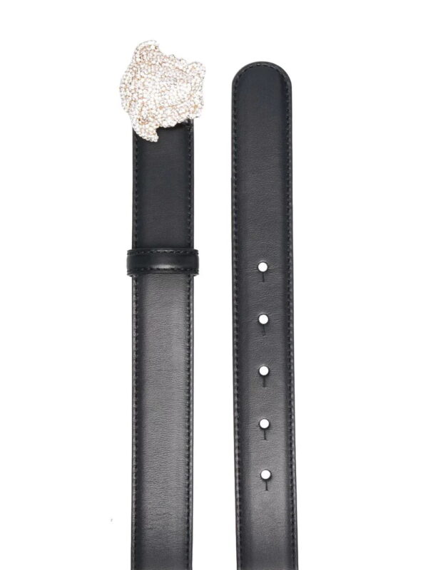 Versace  La Medusa crystal-embellished belt - Image 2