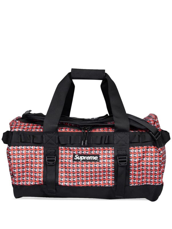 Supreme x TNF studded small Base Camp duffle bag