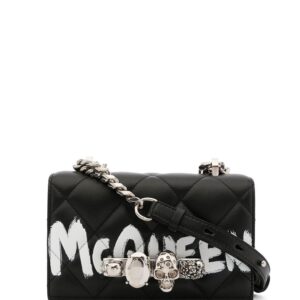 Alexander McQueen mini jewelled satchel bag