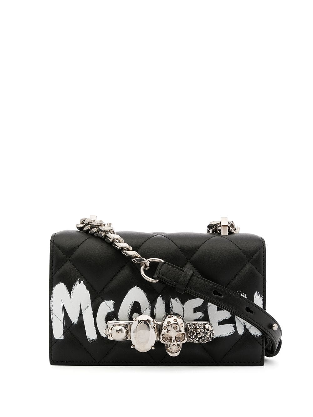Alexander McQueen mini jewelled satchel bag
