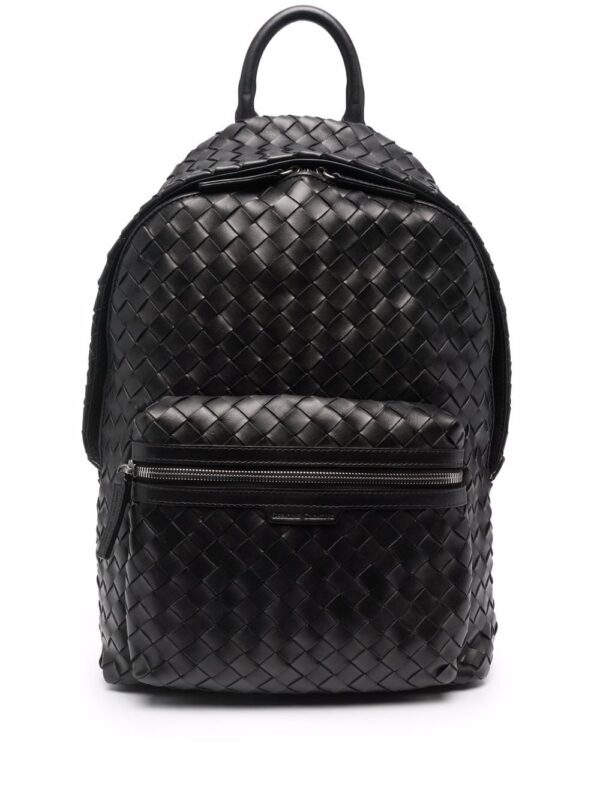 Officine Creative Armor woven leather backpack
