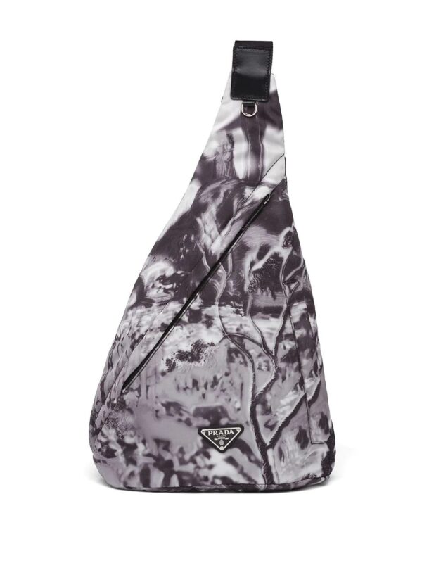Prada Re-Nylon abstract-print shoulder bag