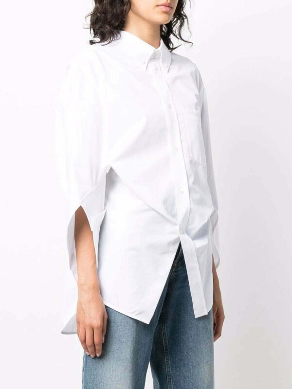 Balenciaga  Swing Twisted cotton shirt - Image 3