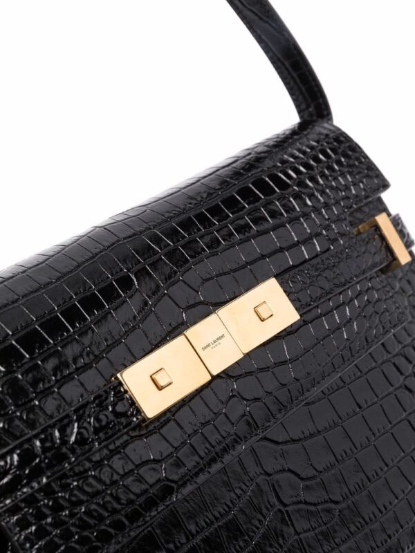 Saint Laurent Manhattan embossed shoulder bag - Image 5