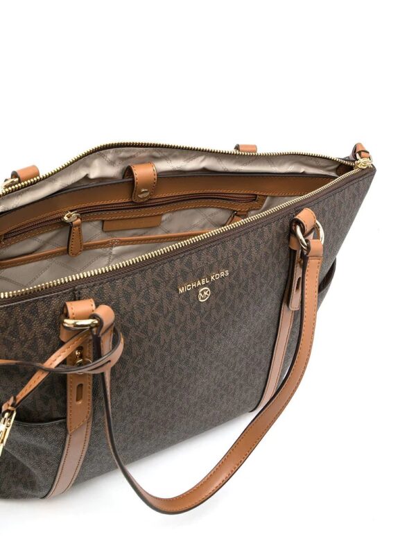 Michael Michael Kors  monogram-print leather tote bag - Image 4