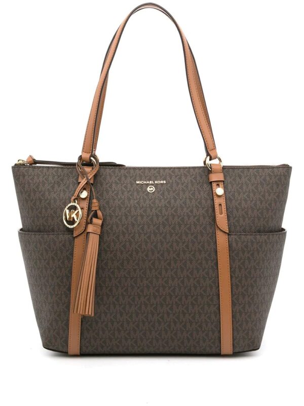 Michael Michael Kors  monogram-print leather tote bag