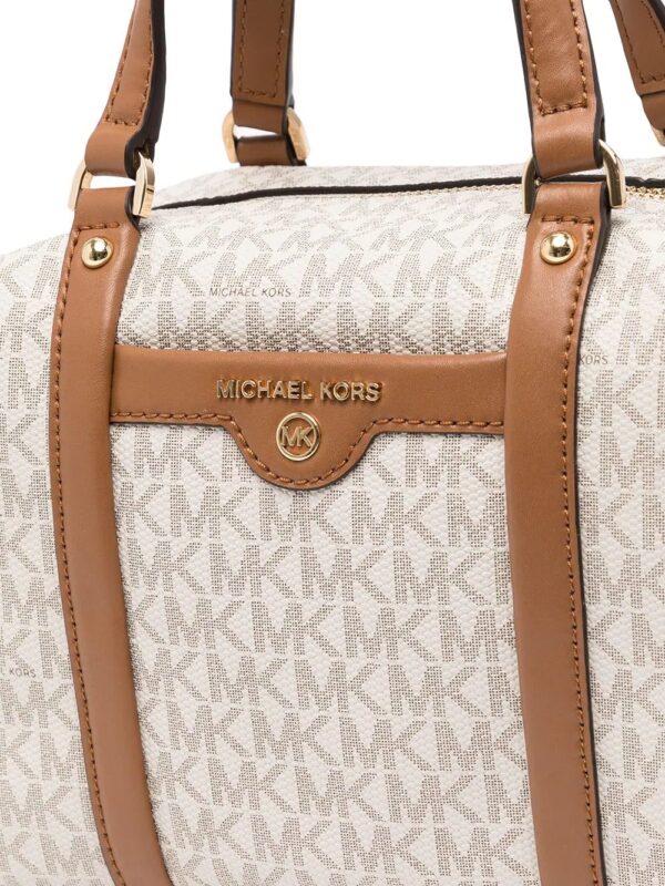 Michael Michael Kors  Beck monogram-print satchel - Image 3
