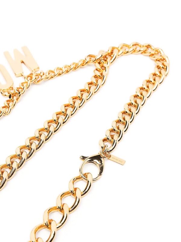 Moschino  logo-lettering chain belt - Image 2