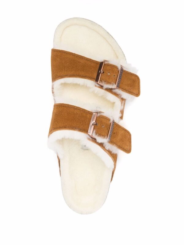 Birkenstock shearling-lined sandals - Image 4