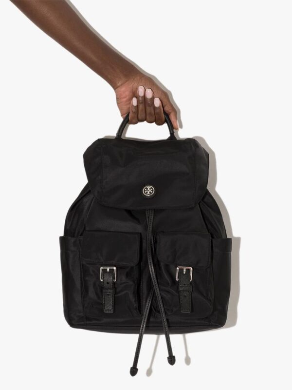 Tory Burch  recycled nylon flap backpack - Image 3