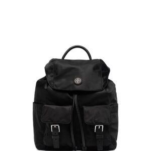 Tory Burch recycled nylon flap backpack