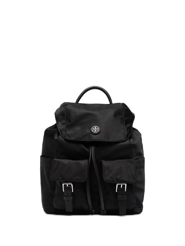 Tory Burch  recycled nylon flap backpack