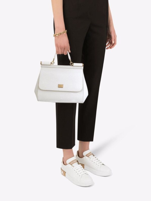 Dolce & Gabbana medium Sicily iguana-print top-handle bag - Image 2