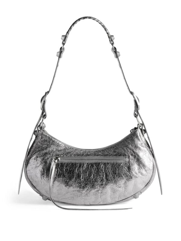 Balenciaga small Le Cagole metallic shoulder bag - Image 2