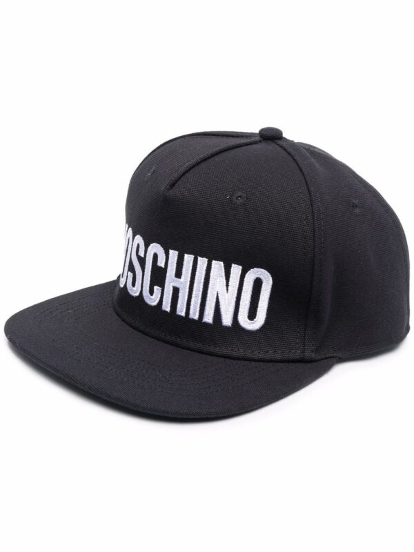 Moschino logo-print flat cap