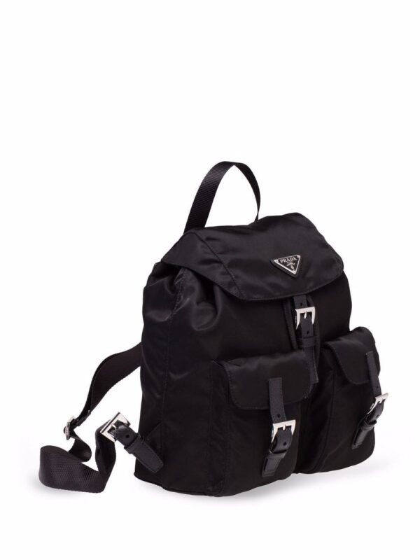 Prada logo-plaque backpack - Image 4